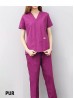 Female Soft Cotton Solid Colour Nurse Suit W/ Pockets